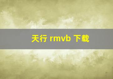 天行 rmvb 下载